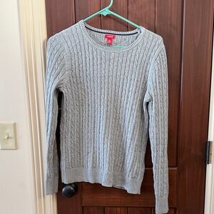 Izod Gray Cable Knit Sweater